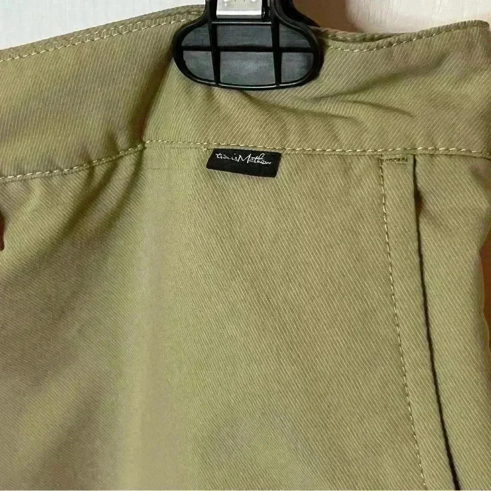 Travis Mathew Shorts 38 Khaki Tan Golf Outdoor Poly Blend Chino - Picture 2 of 6